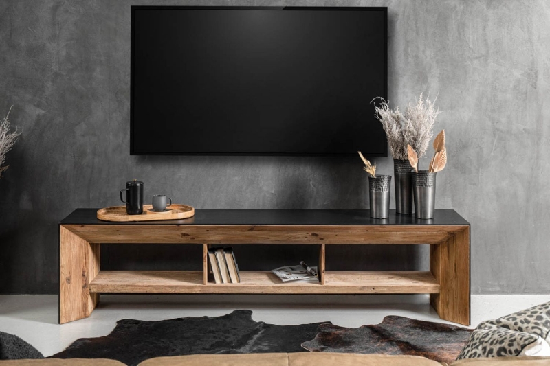 Picture of BETA 94.5" Reclaimed Pine Wood TV Stand