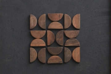 Picture of DD85841 Solid Reclaimed Wood Wall Art (24.4" x 24.4")