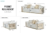 Picture of ANCONA Velvet Sofa Range (Beige)