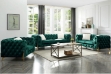 Picture of VIGO Chesterfield Tufted Velvet Fabric Sofa Range (Green)