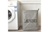Picture of SQUARE BOX 15.7"x11.8"x23.6" Laundry Basket (Dark Grey)