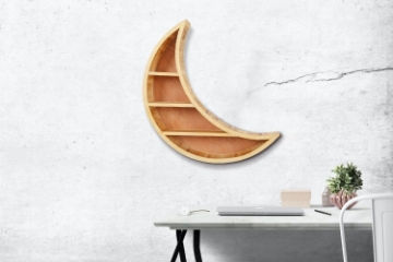 Picture of CRESCENT Moon Wall Shelf (45cm x 55cm)