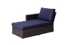 Picture of VAREK 3PC Rattan Outdoor Sectional Sofa Set with Coffee Table