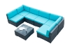 Picture of DIEGO 7PC Rattan Outdoor Modular Sofa Set with Coffee Table