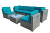 Picture of DIEGO 7PC Rattan Outdoor Modular Sofa Set with Coffee Table