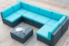 Picture of DIEGO 7PC Rattan Outdoor Modular Sofa Set with Coffee Table