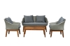 Picture of SALEM Acacia Wicker Outdoor Sofa Set