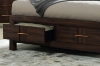 Picture of HOPKINS Storage Bed Frame with Built-in Shelf & Lamps in Queen/Eastern King Size