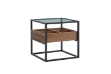 Picture of GLACIER Glass Top Side Table