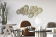 Picture of CIRCLES French Style Metal Wall Art  (63.5" x 29.5")