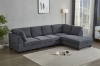 Picture of LIBERTY Fabric Sectional Sofa  (Dark Grey)