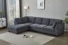 Picture of LIBERTY Fabric Sectional Sofa  (Dark Grey)