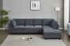 Picture of LIBERTY Fabric Sectional Sofa  (Dark Grey)