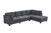 Picture of LIBERTY Fabric Sectional Sofa  (Dark Grey)