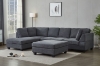 Picture of LIBERTY Fabric Sectional Sofa  (Dark Grey)