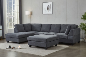 Picture of LIBERTY Fabric Sectional Sofa  (Dark Grey)