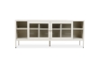Picture of STARK Steel Frame 59" Sliding Door TV Unit (Cream)