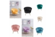 Picture of EVELYN Curved Flared Armchair (Multicolor)