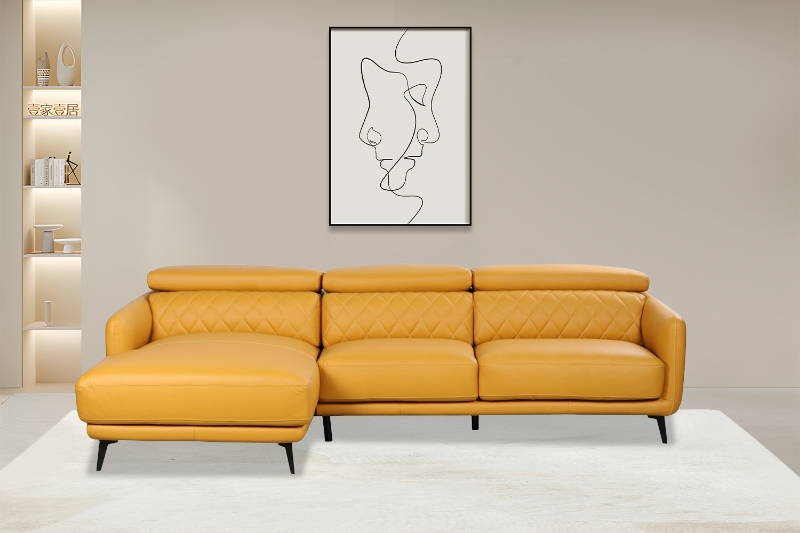 Picture of LUCCA Sectional Sofa In 100% Top Leather