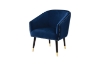 Picture of NOWRA Fabric Lounge Chair (Dark Blue)
