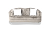 Picture of ALINA Velvet Curved Sofa Range with Pillows (Beige) - 2 Seater (Loveseat)