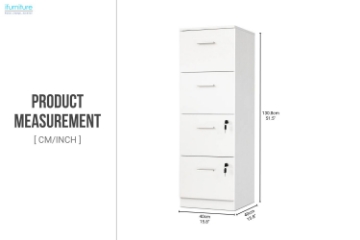 Picture of WINADO 4-Drawer Lockable File Cabinet