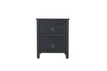 Picture of METRO Pine Nightstand (Black)