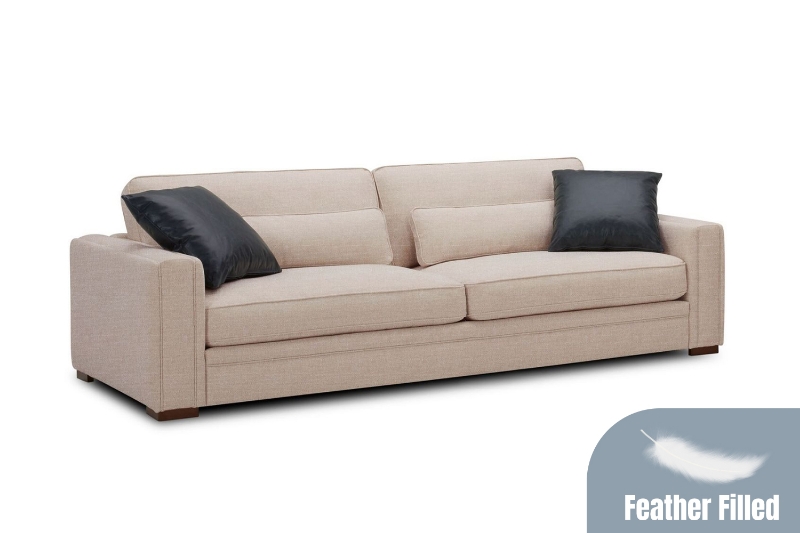 Picture of STANFORD Feather Filled Fabric Sofa Range *Dust, Water & Oil Resistant