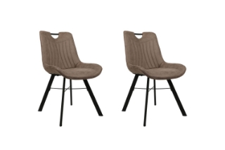 Picture of ATOKA Fabric Dining Chair (Taupe) - 2PC in 1 Carton