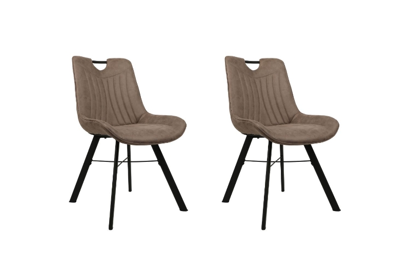 Picture of ATOKA Fabric Dining Chair (Taupe) - 2PC in 1 Carton
