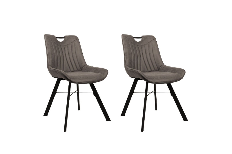 Picture of ATOKA Fabric Dining Chair (Dark Gray) - 2PC in 1 Carton