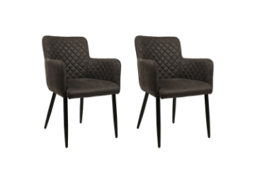 Picture of MILLY Fabric Armchair (Dark Gray) - 2PC in 1 Carton