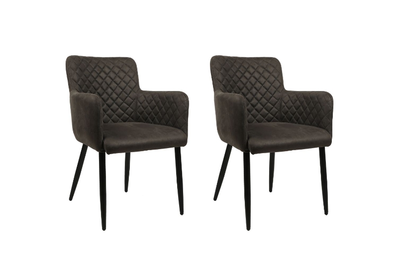 Picture of MILLY Fabric Armchair (Dark Gray) - 2PC in 1 Carton