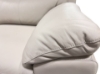 Picture of ANVIL 100% Leather Sectional Sofa (Light Grey) - Chaise Facing Left