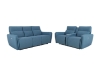 Picture of MONTE Fabric Power Reclining Sofa Range - Armchair + Loveseat + Sofa Set