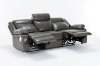 Picture of CARELLI Air Leather Reclining Sofa Range - Loveseat + Sofa Set