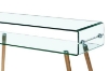 Picture of MURANO 47.2" Box Bent Glass Console Table with Shelf