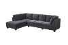 Picture of LIBERTY Premium Sectional Sofa (Dark Gray) - Chaise Facing Right without Ottoman	