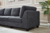 Picture of LIBERTY Premium Sectional Sofa (Dark Grey) - Chaise Facing Left