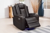 Picture of MONROSE Air Leather Power Reclining Sofa Range (Brown) - Armchair (1R)
