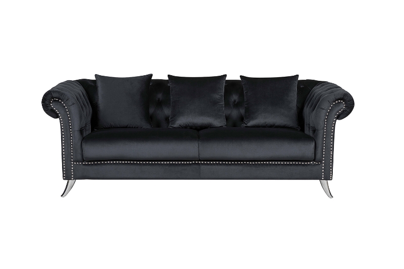 Picture of JOLANDA Fabric 3 Seater Sofa Range (Black)