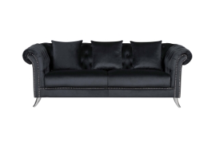 Picture of JOLANDA Fabric Sofa Range (Black) - 3 Seater