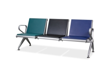 Picture of ORBIT 3-Seater Tandem Seating with Cushion (Mix Black, Blue & Green)