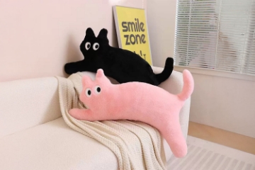 Picture of DOPAMINE Cat Plush Cushion (Multiple Colors)