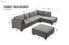 Picture of LIBERTY Fabric Sectional Sofa  (Light Grey)