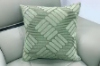 Picture of CBANNER SAPHIR Chiffon Fabric Cushion with Inner (17.7" x 17.7") - Green
