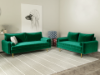 Picture of MARYJANET Velvet Sofa Range (Green)