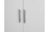 Picture of DUBLIN 4-Door 2-Drawer Wardrobe (White + Oak Color) 