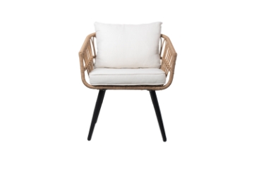 Picture of MOROSO 3PC Aluminum Frame Rattan Outdoor Patio Set with Bistro Table