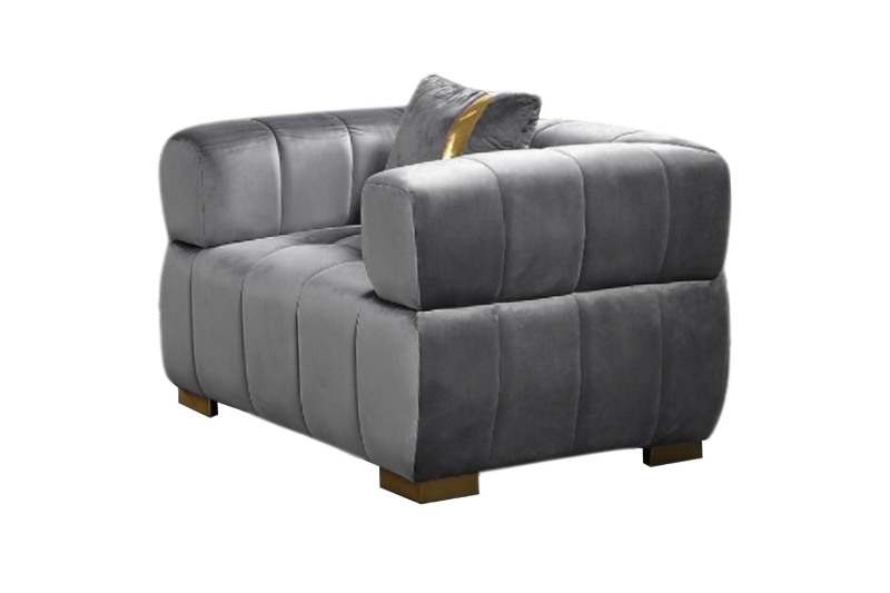 Picture of VEGAS Velvet Chesterfield Armchair/Sofa Chair